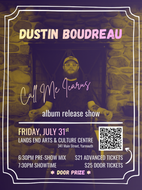 Dustin Boudreau – Call Me Icarus Album Release Concert